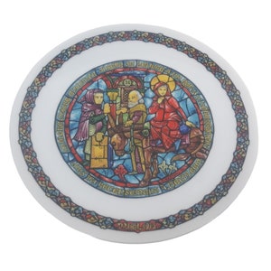 Noel Vitrail By D&#39;Arceau Limoges Collectible Plate Number 3