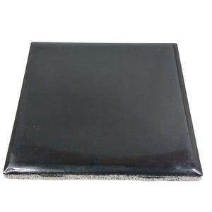 Vintage Daltile Kohler Ceramic Wall Tile Glossy Black # K 111 4.25&quot;