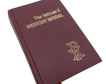 The Vatican II Weekday Missal St. Paul Editions Hardcover 1975 Catholic Book
