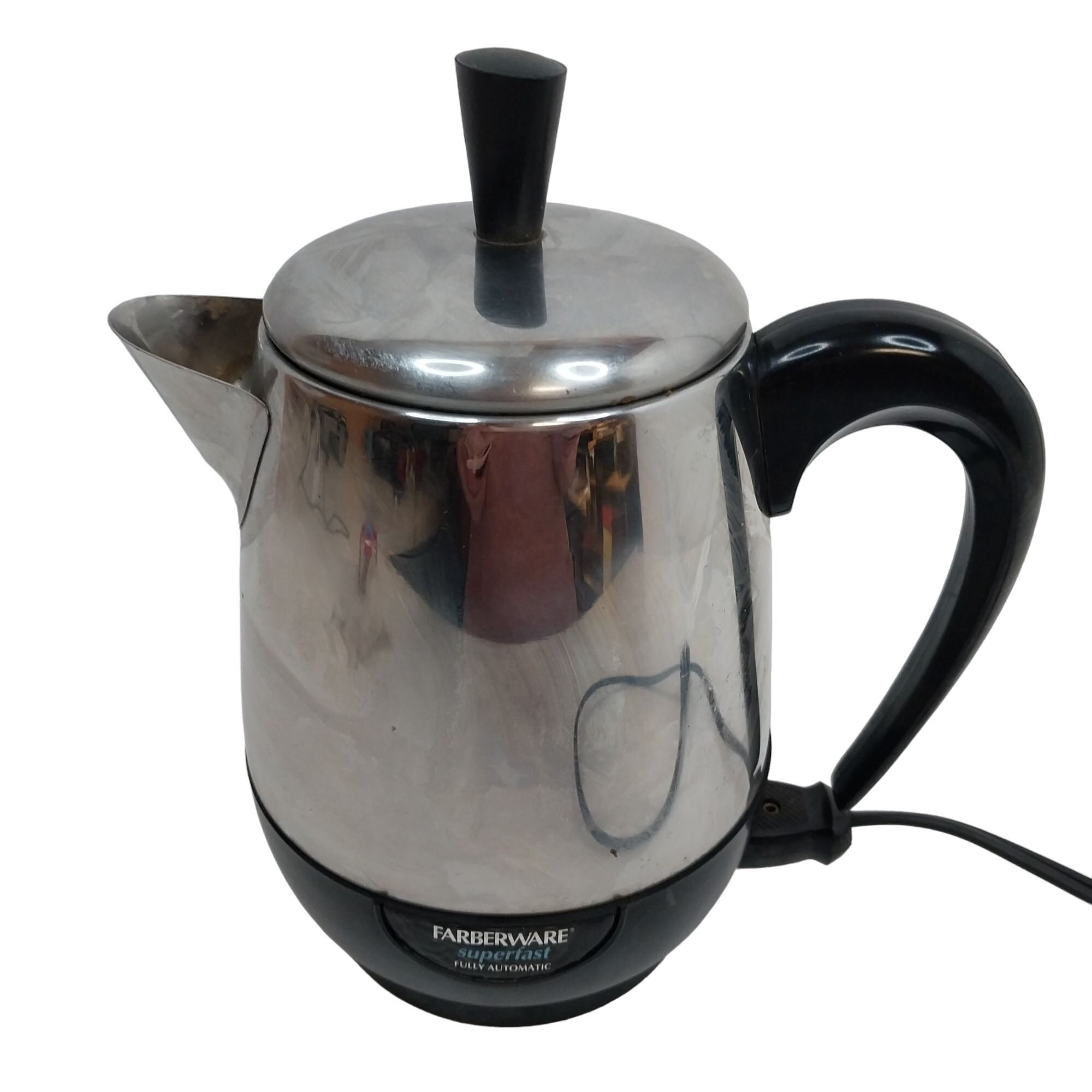 Farberware Stove Top Percolator Coffee Pot 4-8 Cup Stainless Steel