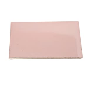 Romany Spartan Pink Ceramic Reclaimed Cut Wall Tile 4.25 x 2.25&quot; Rectangle Gloss