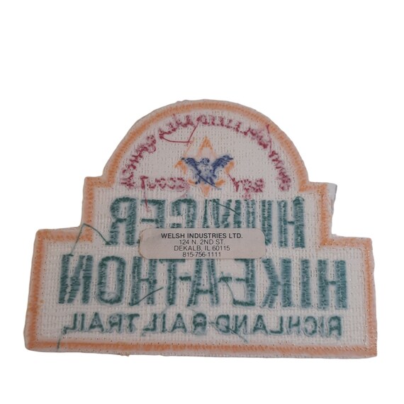 Vintage Boy Scouts Patch Hunger Hike A Thon Johnn… - image 2