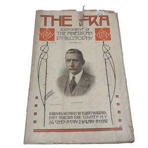 Le magazine FRA par Elbert Hubbard Octobre 1912 Elihu Root