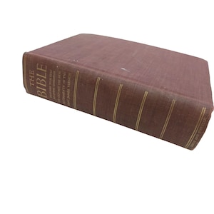 The Bible Hardcover Book 1943 Designed As Living Literature King James Version