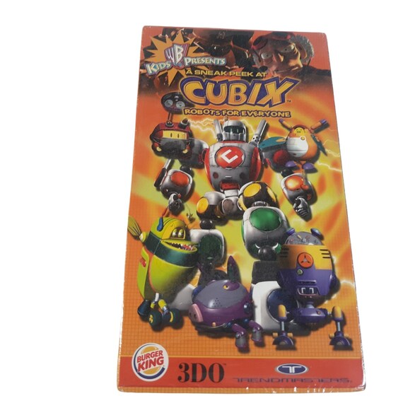 Cubix Robots for Everyone Sealed VHS Tape Burger King Kids WB | Etsy