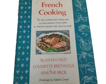 Mastering The Art of French Cooking Julia Child 1966 HC DJ Vintage