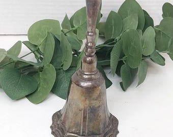 Vintage Avon Försilvrad Klocka 15 cm Hög
