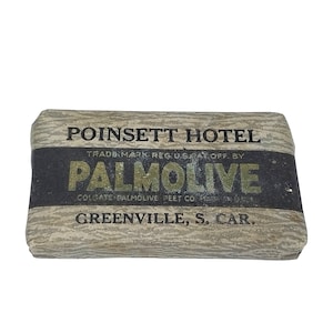 Palmolive Vintage Hotel Soap Poinsett Hotel South Carolina Travel Advertising