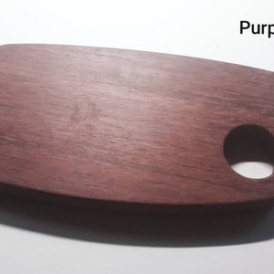 Exotic Wood Cheese Serving Platter Cutting Board