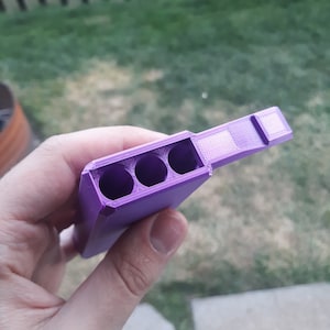King Size 3 Tube 3d Printed Sliding Lid Joint Holder Doob Tube | Crush and Smell Resistant