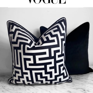 large geometric cushions