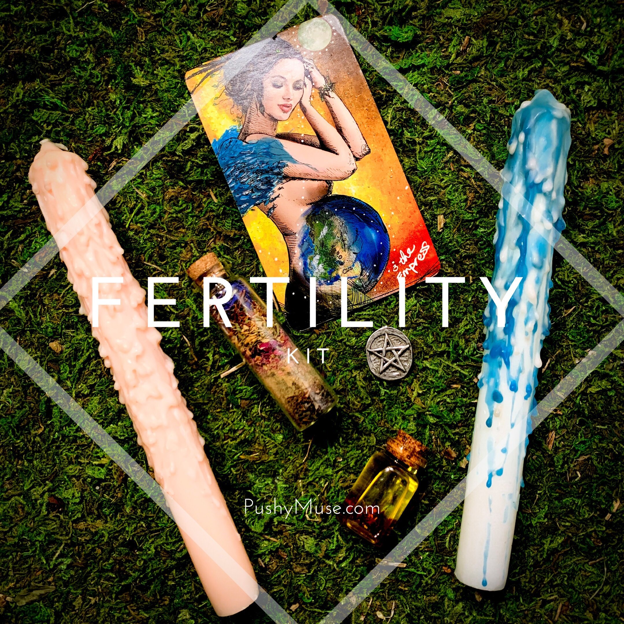 Fertility Ritual Kit Family Pregnancy Candle Magic Spells Etsy