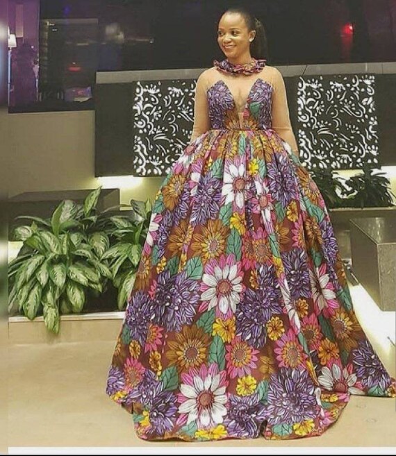 ankara engagement dresses