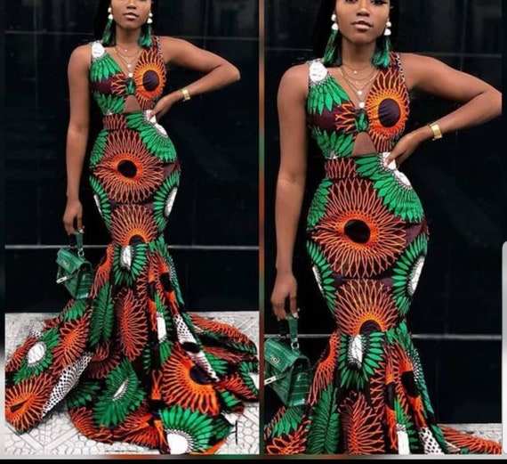 african homecoming dress