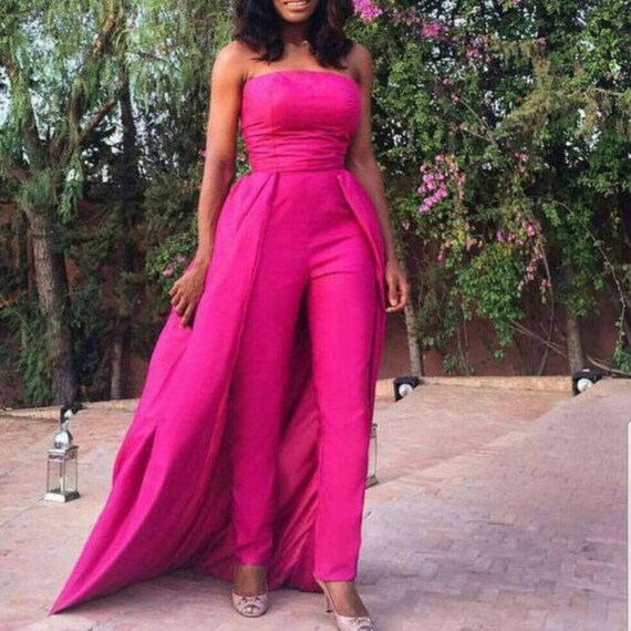 pink jumpsuit for wedding