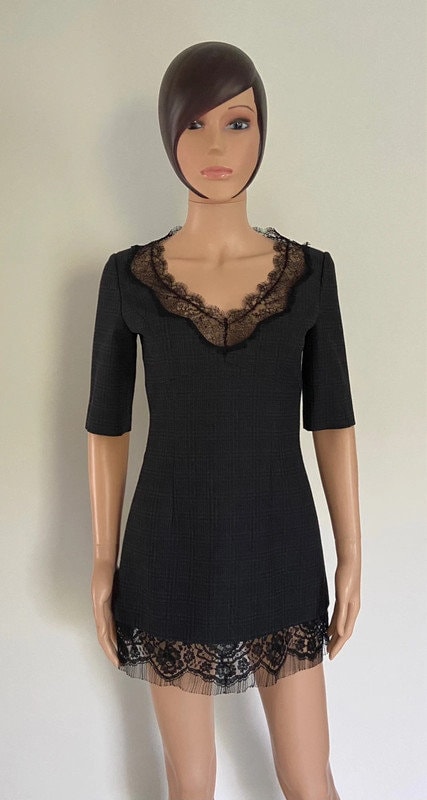 Louis Vuitton Dress Womens Size 34 XS S Uniformes Black Sheath