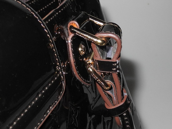 louis vuitton black patent leather bag