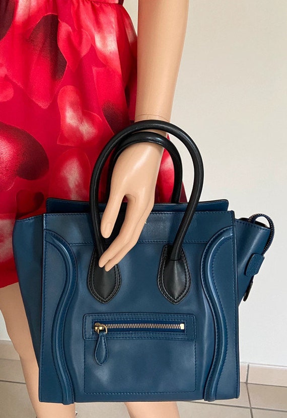 Celine Micro Belt Bag in Steel Blue Review 