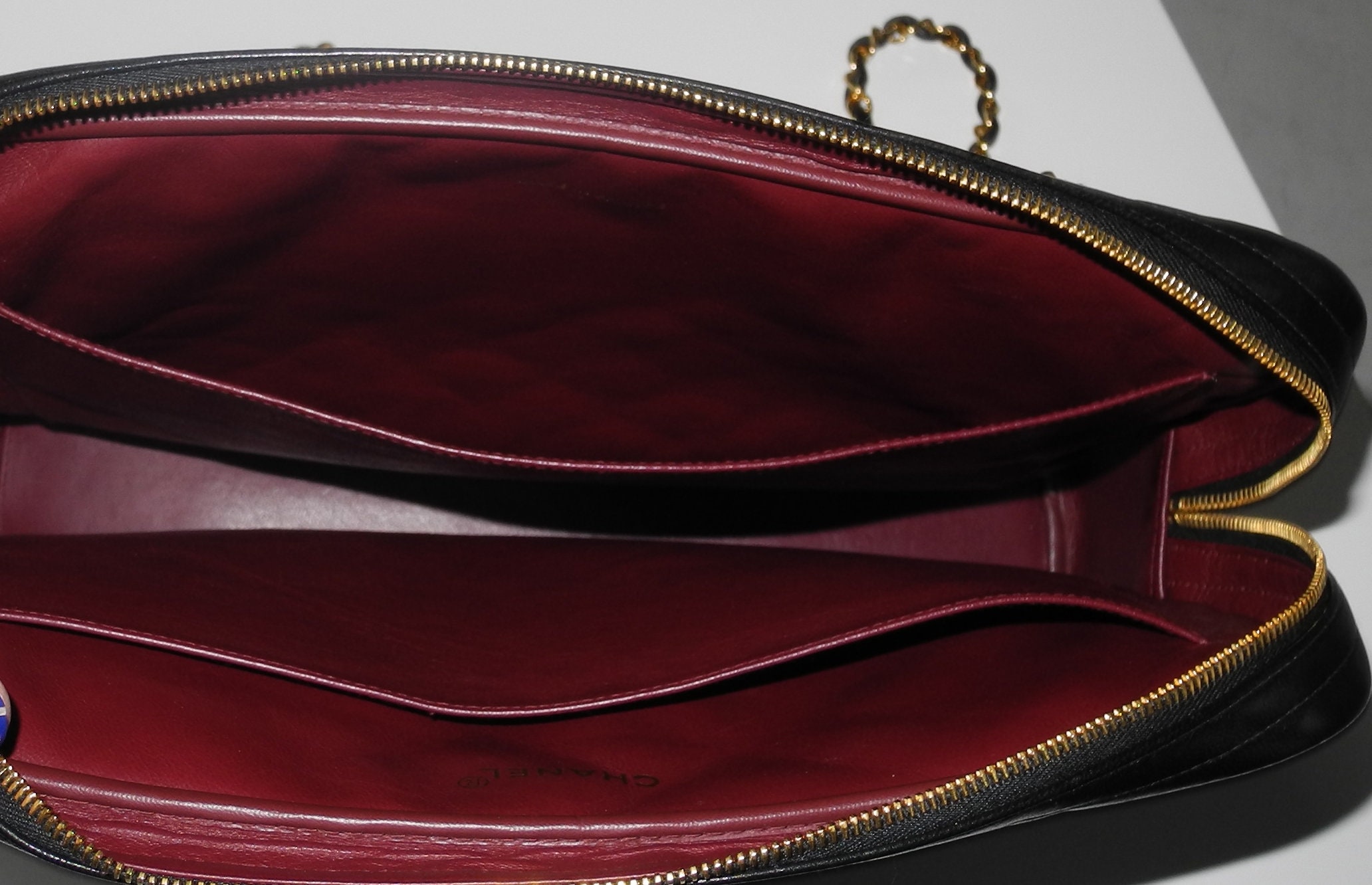 CHANEL BAG Grand Shopping Black Quilted Leather Shoulder -  UK