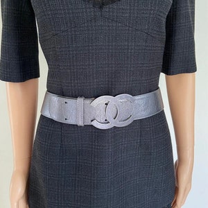 Chanel belt deals etsy