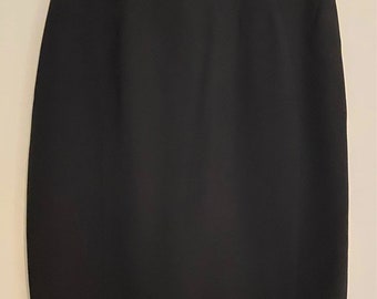 Thierry Mugler vintage short black wool skirt, size 38 good condition