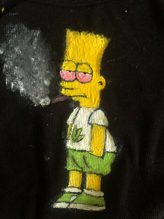 Stoner Bart Simpson | Etsy