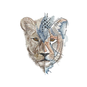 Lion Embroidery designs