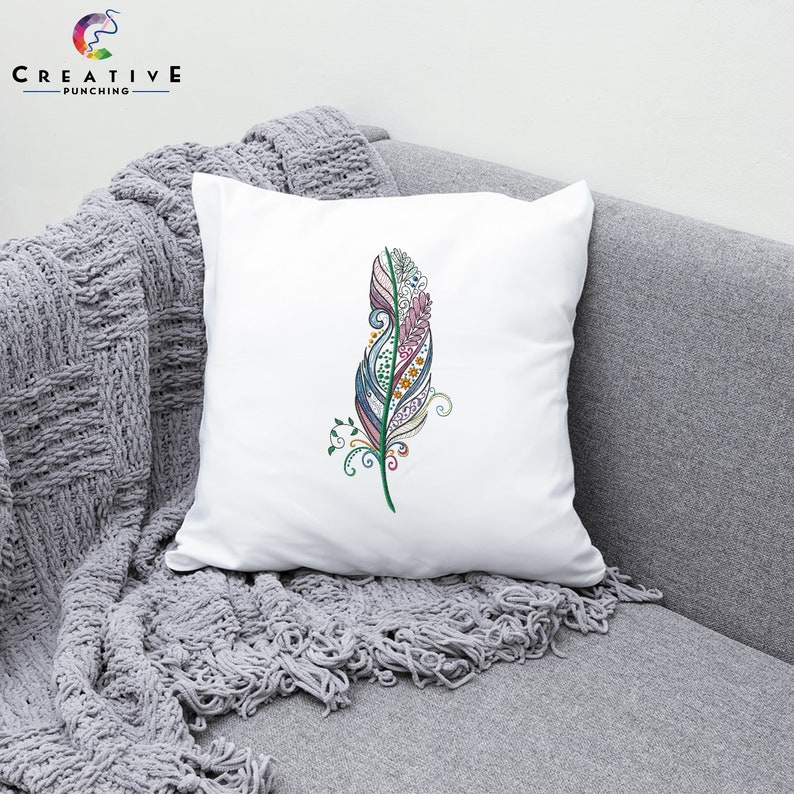 Colorful Feather Embroidery Designs wonderful Machine Embroidery Digital Designs