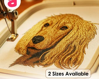 English Cocker Spaniel Dog Machine Embroidery Design