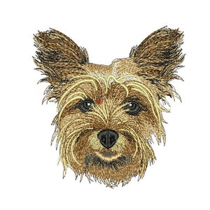 Yorkshire Terrier Dog  Embroidery Designs Dog Face Machine Embroidery Digital Designs Instant Download