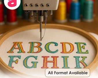 Zenspirations Embroidery Font