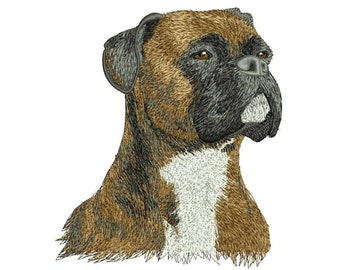 Boxer Dog Embroidery Designs Boxer Dog Machine Embroidery  Designs Digital File Instant Download