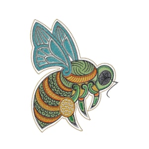 Bee Embroidery Designs Beautiful Bee Machine Embroidery Designs Digital File Instant Download