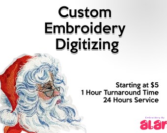 Custom Embroidery Digitizing Service: Logo & Image