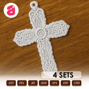 Cross fsl embroidery, Embroidery Digital Designs Instant Download