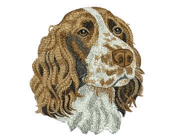 Springer Spaniel Dog  Embroidery Designs Springer Spaniel Dog Machine Embroidery  Designs Digital file Instant Download