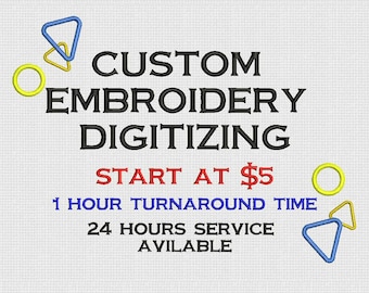 Custom Embroidery Digitizing Service: Logo & Image Digitizing