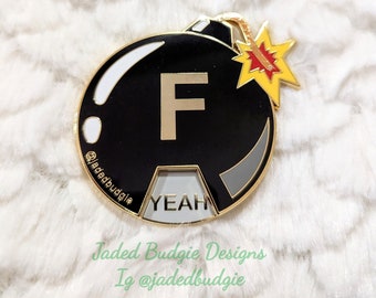 Original Interactive F Bomb Pin