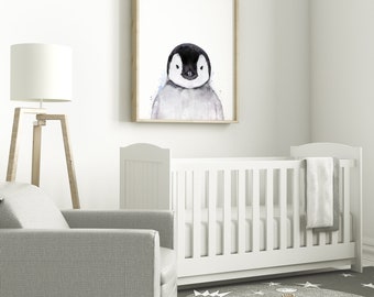 penguin themed baby room