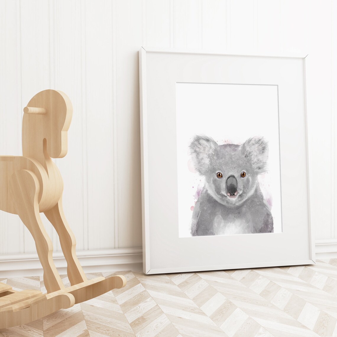Baby Koala Jungle Nursery Decor Instant Digital Download Etsy