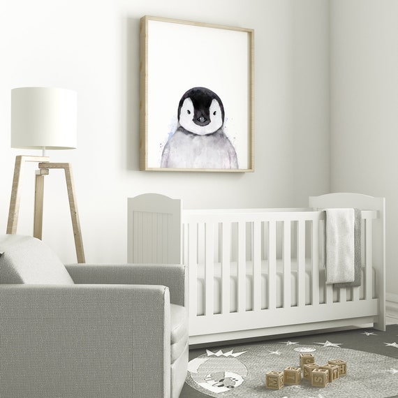 penguin nursery decor
