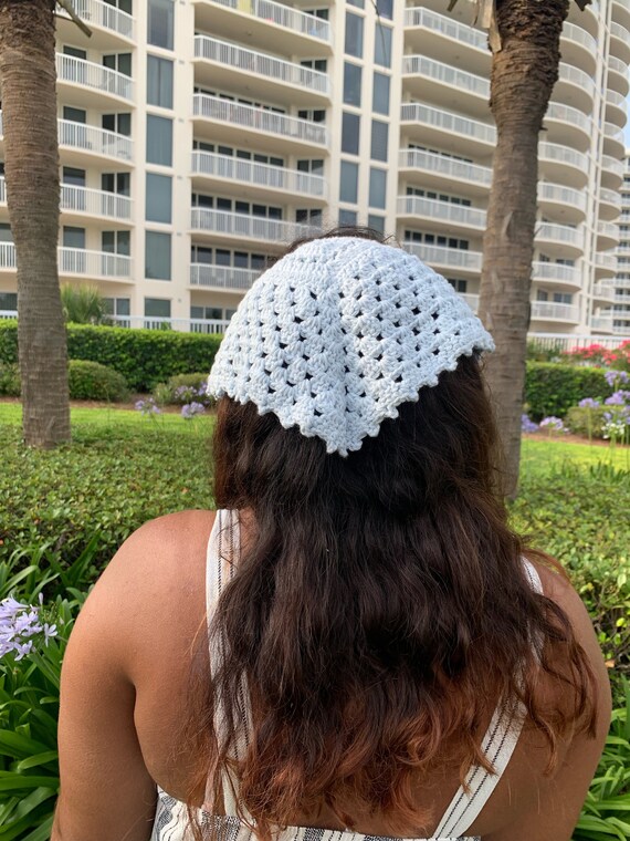 bandana pelo crochet