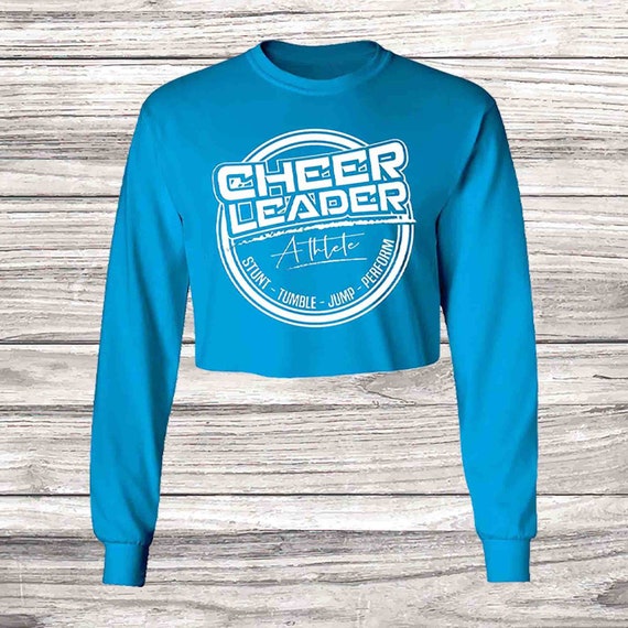 Cheerleader Long Sleeve Crop Etsy
