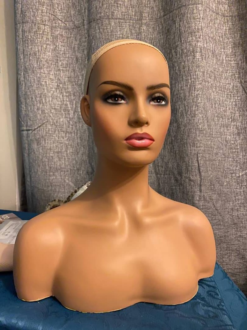 New Mannequin Head With Shoulders Etsy