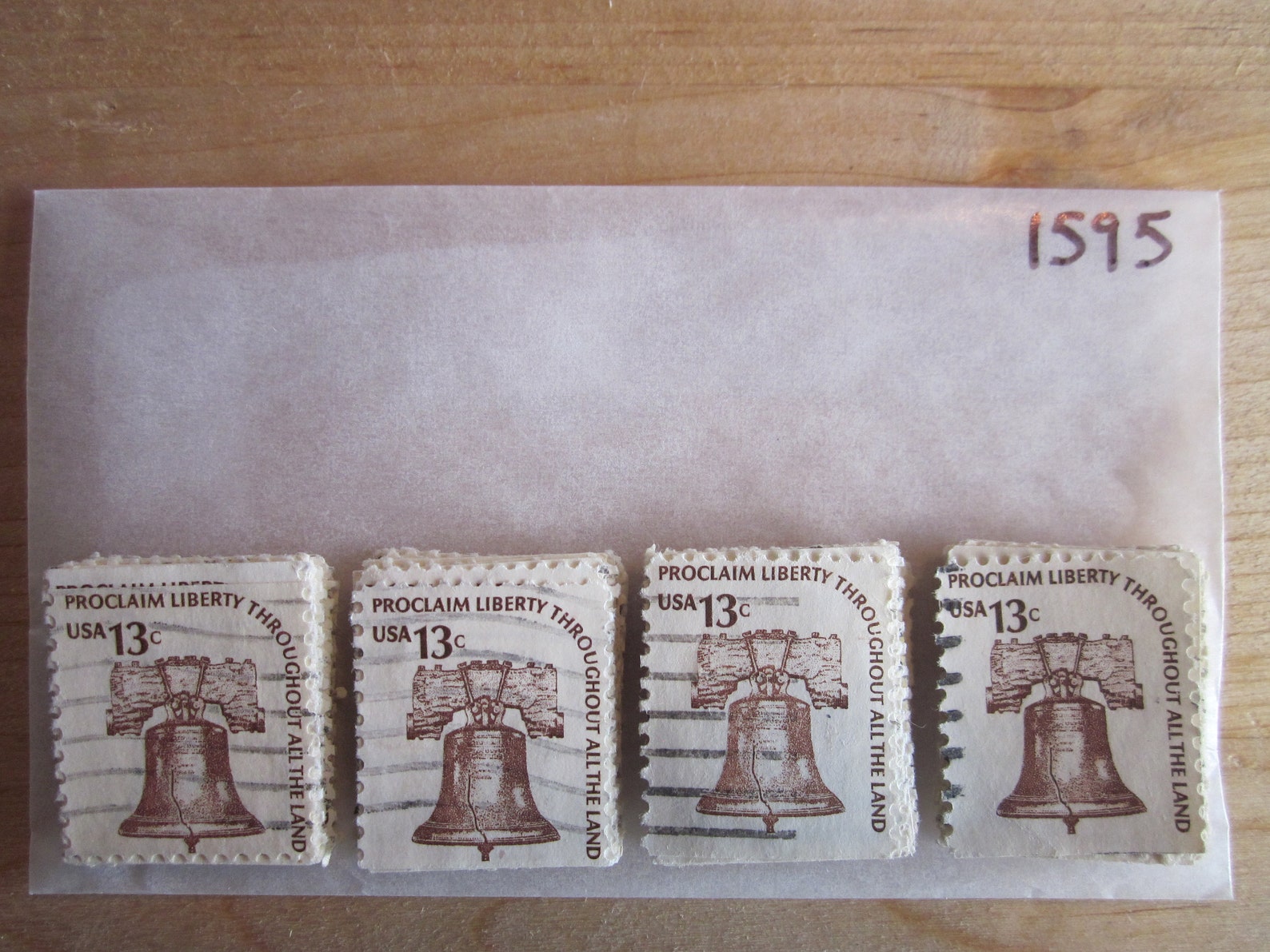 100 Used US Stamps 1595 Liberty Bell Issue See Our Other Lots Etsy