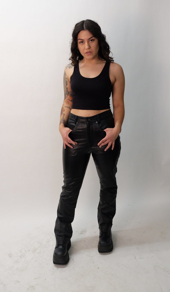 Vintage Leather Trousers