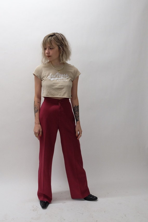 Vintage Maroon Levis Trousers
