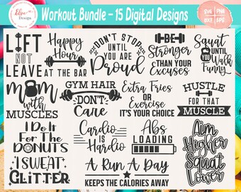 Download Workout Svg Bundle Etsy