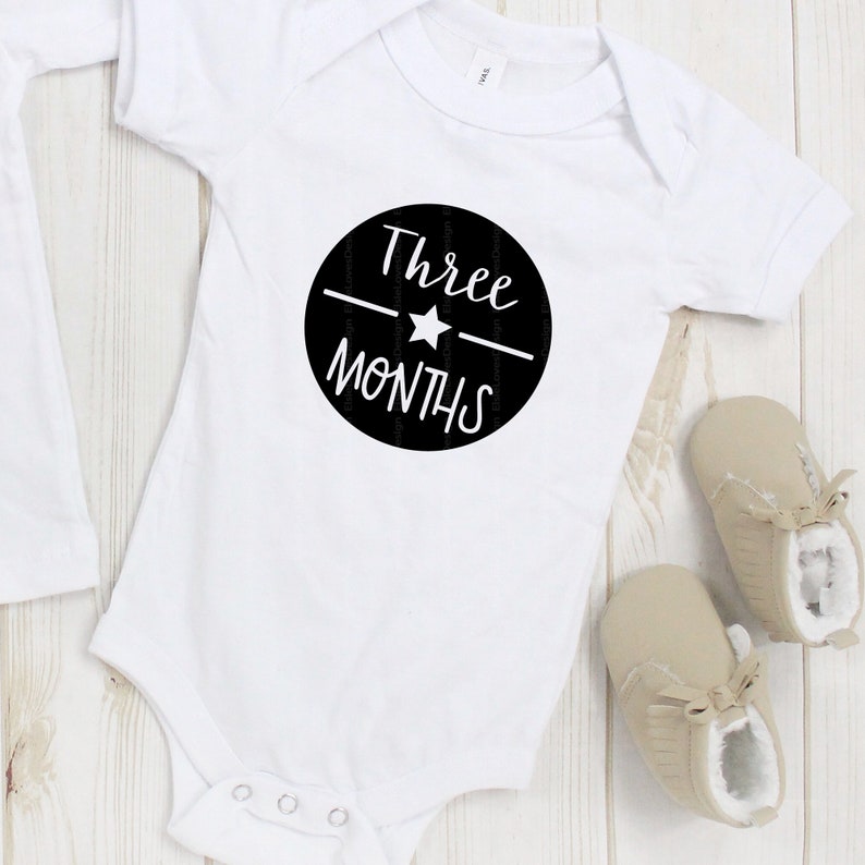 Free Free 341 Baby Monthly Milestone Svg SVG PNG EPS DXF File