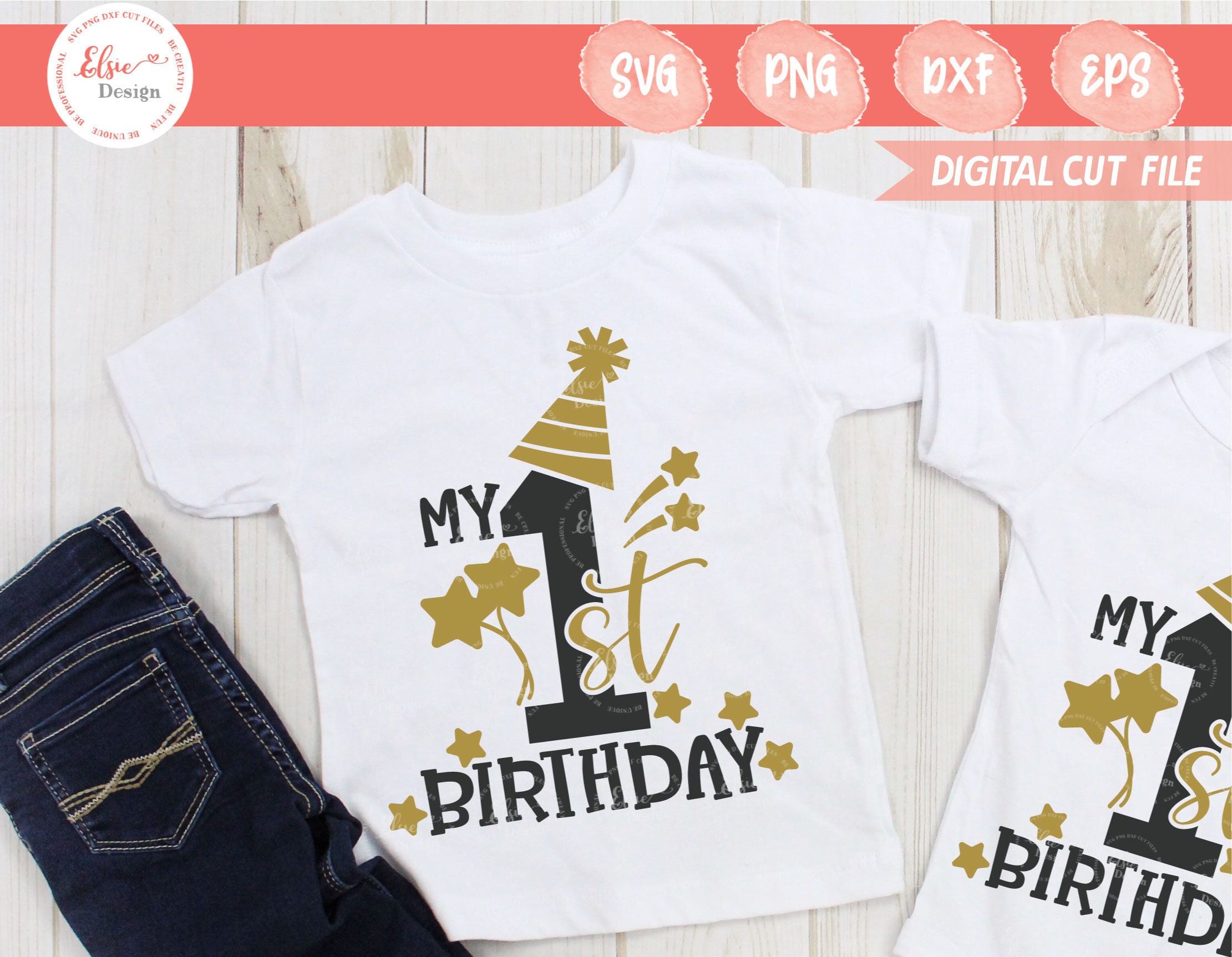 Download My First Birthday Svg 1st Birthday Svg First Birthday Svg Etsy